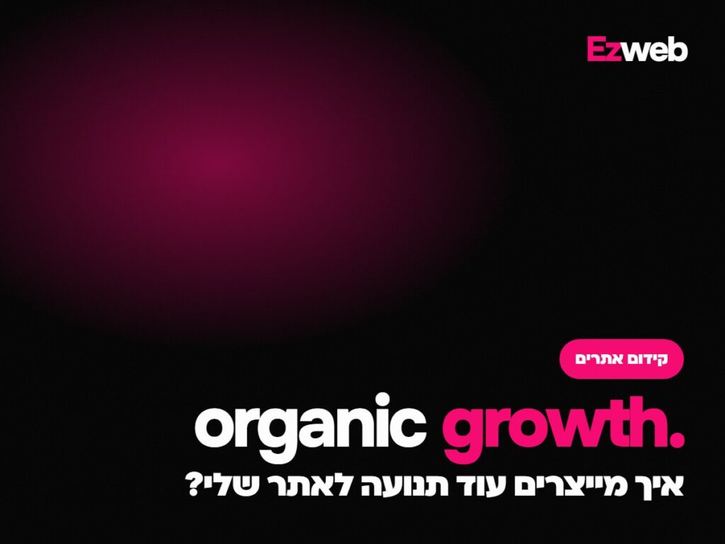 איך מייצרים עוד תנועה לאתר שלי?